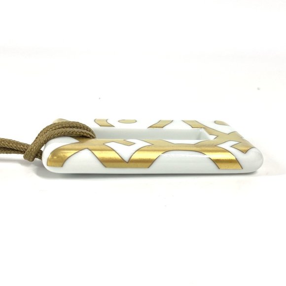 HERMES Hermes Accessories Ceramic Necklace Porcelain Women's White - Picture 8 of 10